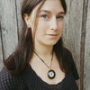 Everlasting Daisy Flower Wooden Necklace - Myrtle & Me Jewellery - Modelled