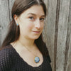 Fortescue Bay Tasmania Handmade Necklace - Myrtle & Me Jewellery - Model Shot
