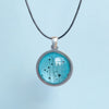 Blue Buttongrass Small Pendant - Tasmanian Handmade Nature Jewellery