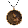 Bronze Metallic Fern Necklace - Large Size - Eco Friendly - Designed In Tasmania