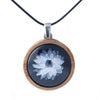 Everlasting Daisy - Pendant - Made From Eco Friendly Bamboo And Recycled Silver