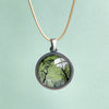 Green Gum Trees Necklace - Handmade In Tasmania From Stainless Steel