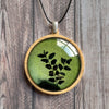 Myrtle Tree Leaves Handmade Necklace - Tasmanian Made Jewellery