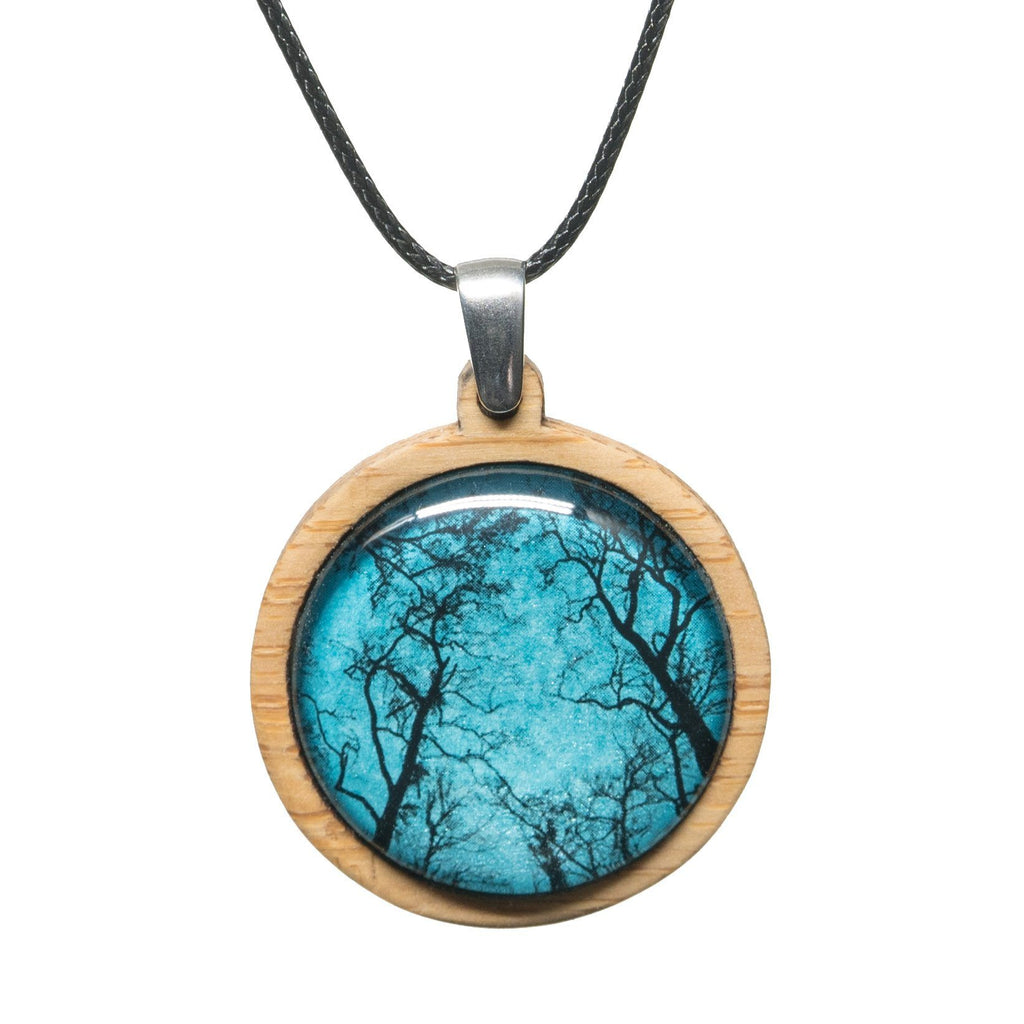 Blue Gum Tree Necklace - Handmade By Myrtle & Me