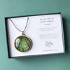Green Gum Tree Necklace - Handmade By Myrtle & Me Jewellery
