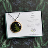 Green Fern Pendant - Large Size - Handmade In Australia By Myrtle & Me Jewellery