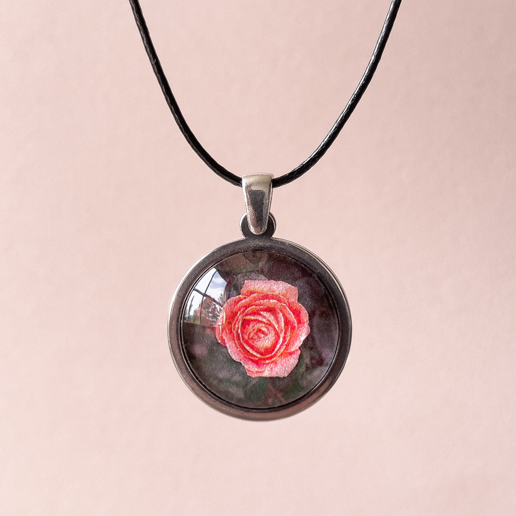 Chudleigh Rose - Handmade Necklace - Tasmanian Village Of Roses - Myrtle & Me