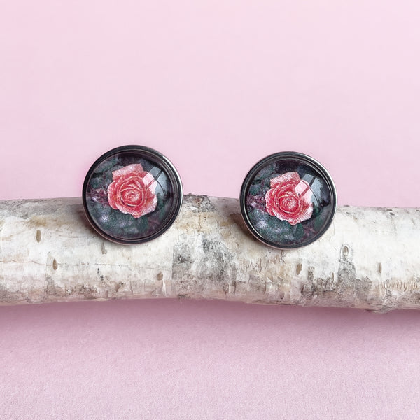 Tasmanian Chudleigh Rose Earrings - Handmade In Tasmania - Myrtle & Me Jewellery