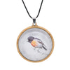 Scarlet Robin - Handmade Tasmanian Bird Necklace -Myrtle & Me Jewellery