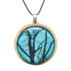 Blue Trees Handmade Necklace - Myrtle & Me Jewellery