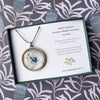 Superb Blue Fairy Wren Bamboo Pendant - Gift Boxed - Myrtle & Me