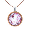Pink Blossom Flower Pendant - Handmade Tasmanian Jewellery - Myrtle & Me