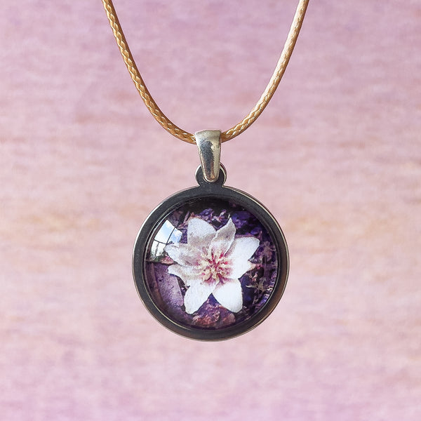 Sassafras Flower Handmade Necklace- Tasmanian Nature Jewellery - Myrtle & Me