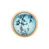 Blue Blossom - Handmade Bamboo Brooch - Myrtle & Me