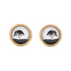 Tea Tree - Handmade Stud Earrings - Cradle Mountain Tasmania - Myrtle & Me